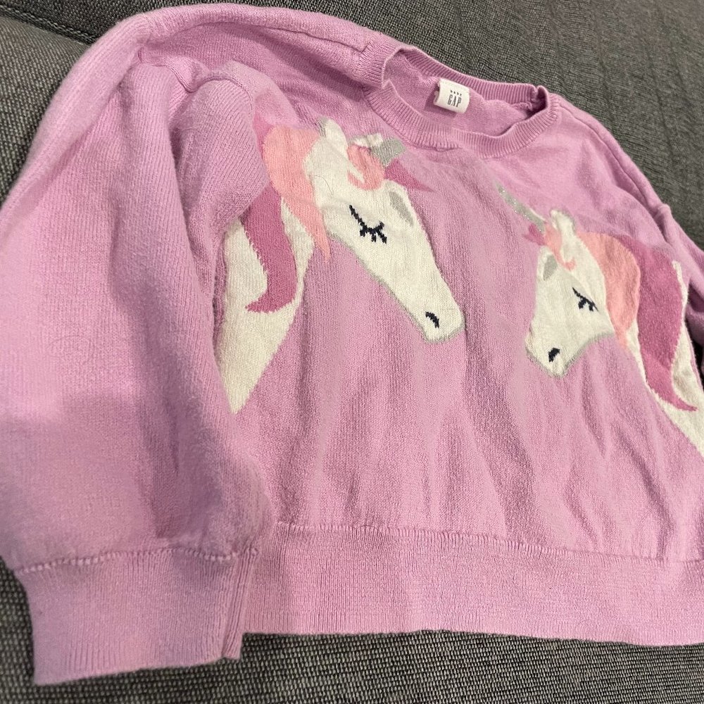 Purple Unicorn sweater